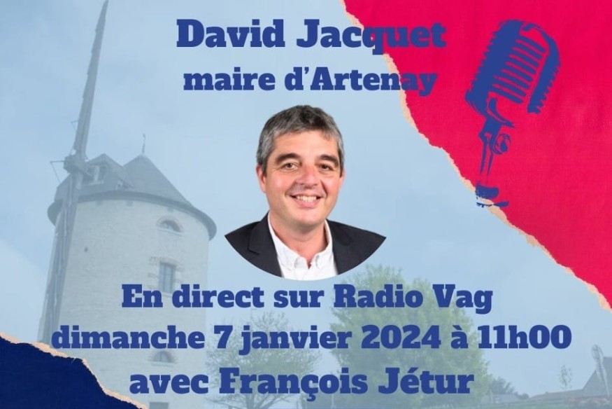 Interview du maire d'Artenay à l'occasion des vœux 2024
